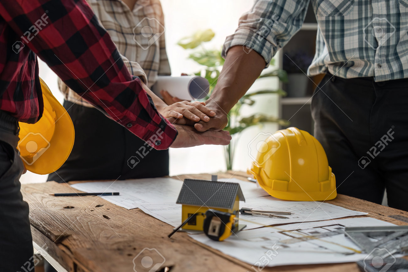 Home Construction handshake