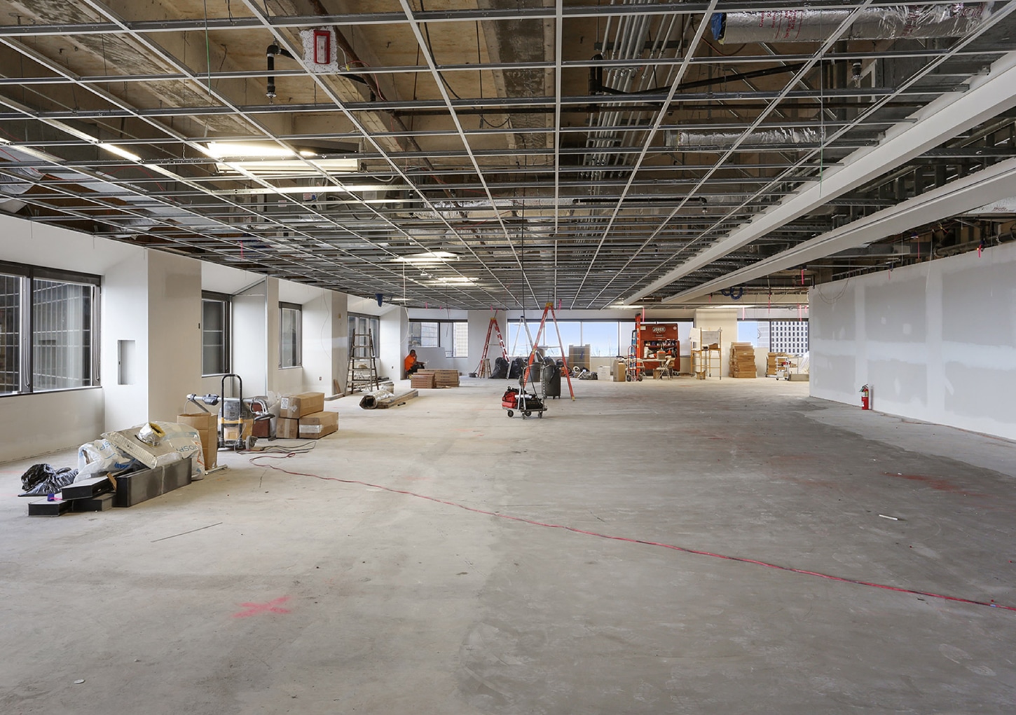 Commercial interior construction