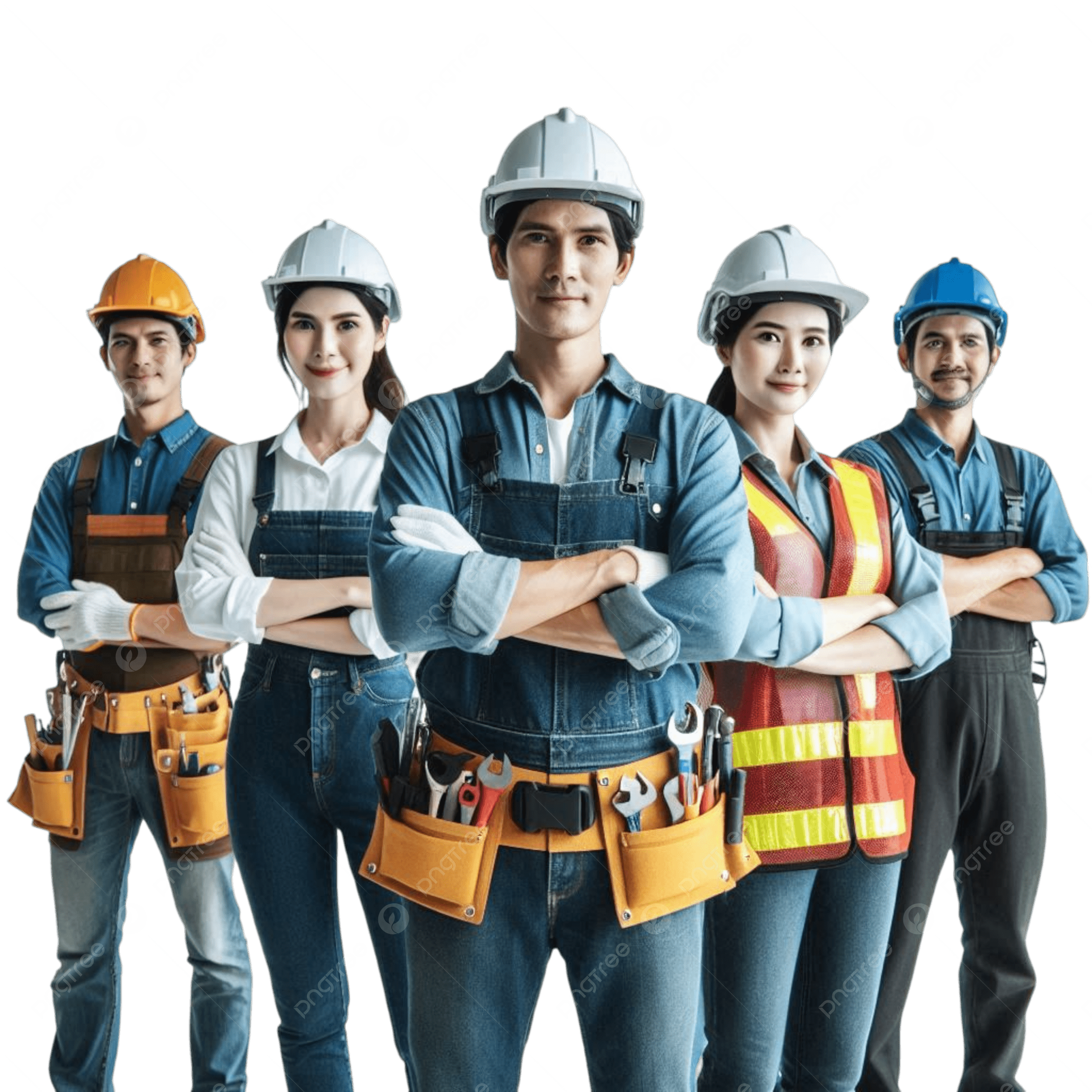 Home Construction team together